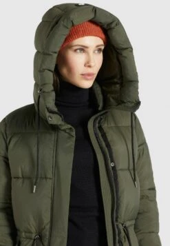 Khujo LevianiCappotto InvernaleOliv Donna Cappotti KH121U10B-M11 -Delem 830a34b89f5e4d3ab3e86ce3fae12325