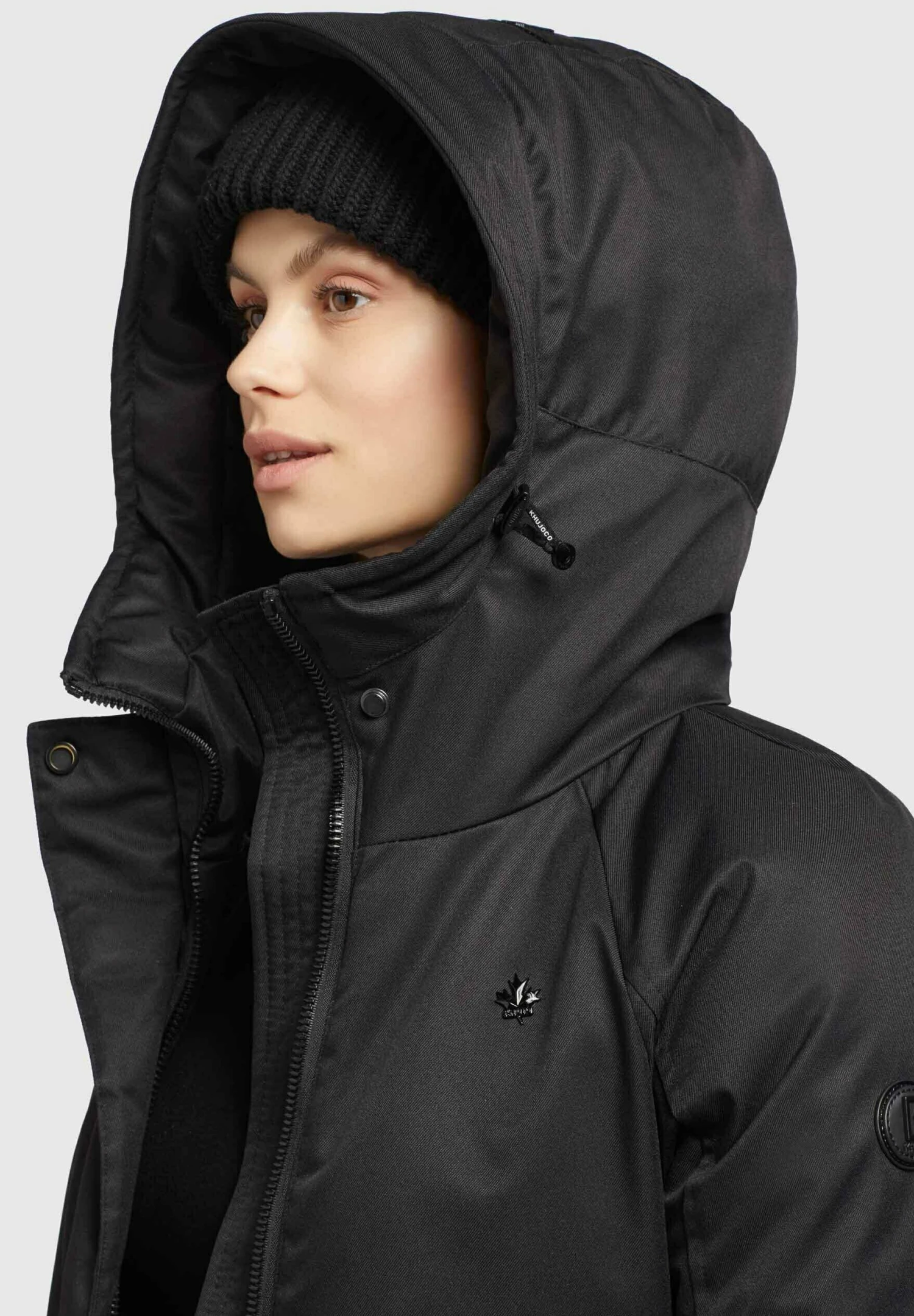 Khujo SemieCappotto InvernaleSchwarz Donna Cappotti KH121U1D6-Q11 4 Khujo SemieCappotto InvernaleSchwarz Donna Cappotti KH121U1D6-Q11 - immagine 4