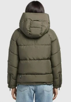 Khujo Esila 3Giacca InvernaleKhaki Grün Donna Giacche E Blazer KH121U14A-N11 -Delem 8558e73d2b294643abd83f58c2dda93c