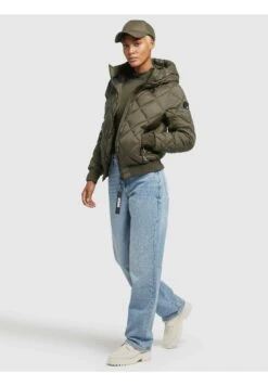 Khujo SarabiGiacca InvernaleKhaki Donna Giacche E Blazer KH122T0DT-N11 -Delem 855c01fe45a24459aacd7c9aaba4ba97
