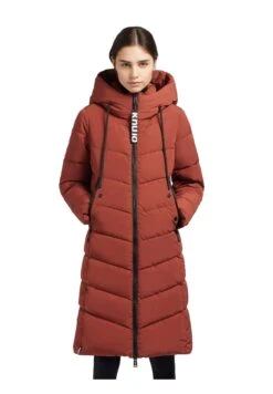 Khujo MikiaCappotto InvernaleRotbraun Donna Cappotti KH121U1AP-O11 -Delem 85d2fe9fa1d74f4698aece429728ce83