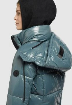 Khujo ShaneCappotto InvernaleGraublau Donna Cappotti KH121U1CC-C11 -Delem 863faac8403a47caa1471a2ce14333a7