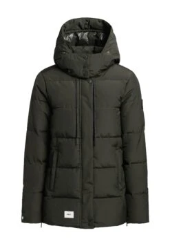 Khujo EuniceCappotto InvernaleDunkeloliv Donna Cappotti KH121U168-N11 -Delem 87c82318d2484c1ba88e3005db494f19