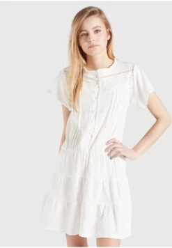 Khujo KapuaVestito EstivoWeiß Donna Vestiti KH121C0DL-A11 -Delem 88a19567238a47a99295fc7afde183a2