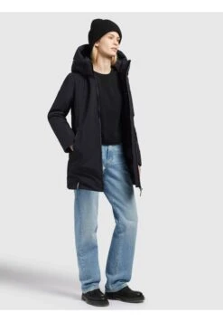 Khujo FranCappotto InvernaleDunkelblau Donna Cappotti KH121U1CY-K11 -Delem 88a2295bcbe640d4ac428780eeafe3ba