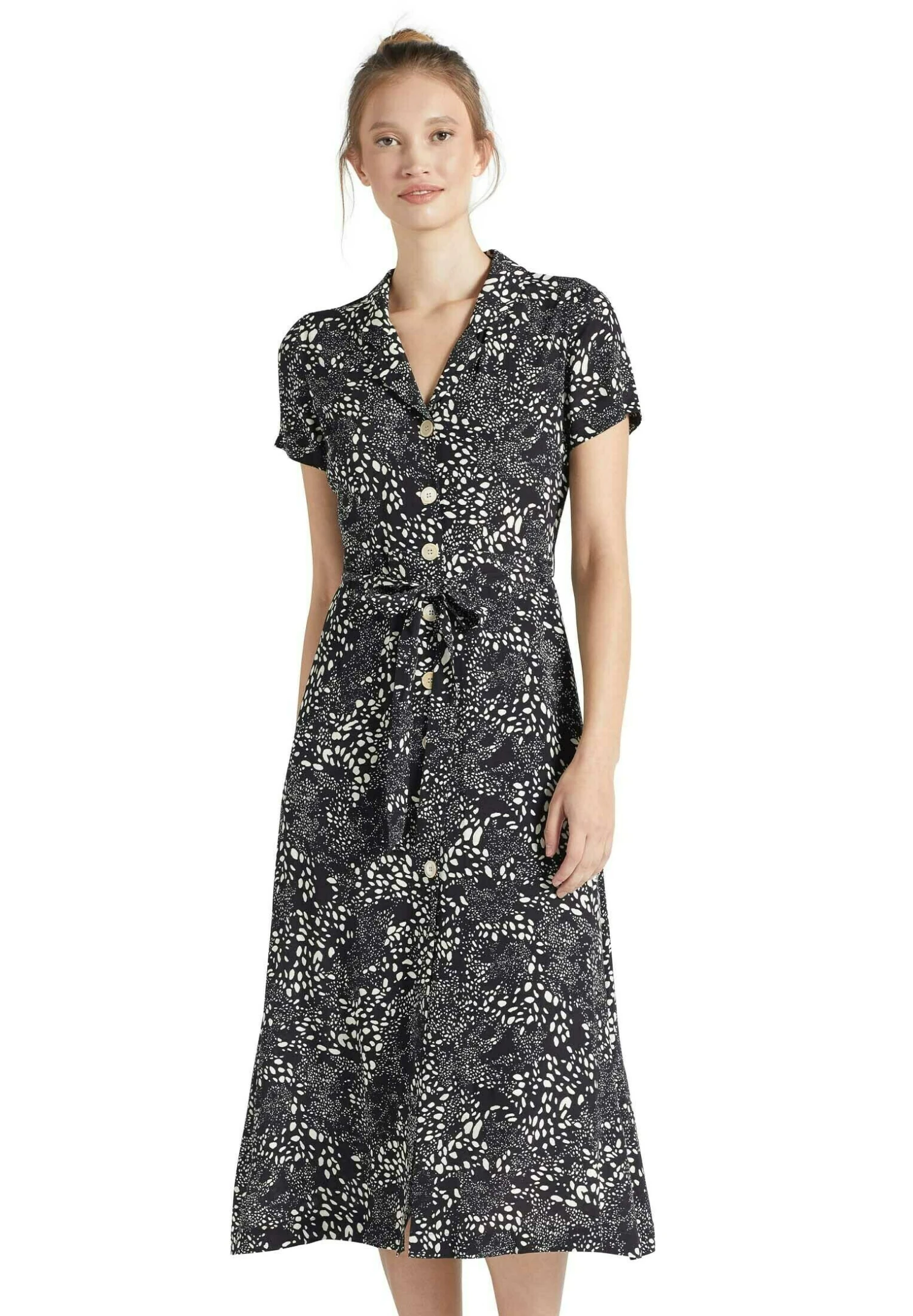 Khujo GoyaAbito A CamiciaSchwarz Weiß Gemustert Donna Vestiti KH121C0CX-Q11 1 Khujo GoyaAbito A CamiciaSchwarz Weiß Gemustert Donna Vestiti KH121C0CX-Q11