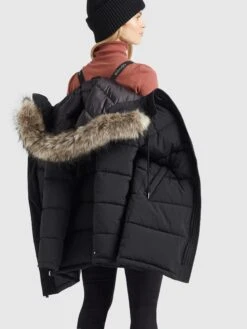 Khujo Mantel JarvanaCappotto InvernaleSchwarz Donna Cappotti KH121U10J-Q11 -Delem 8a663630844d4746a534469d4e80d9ab