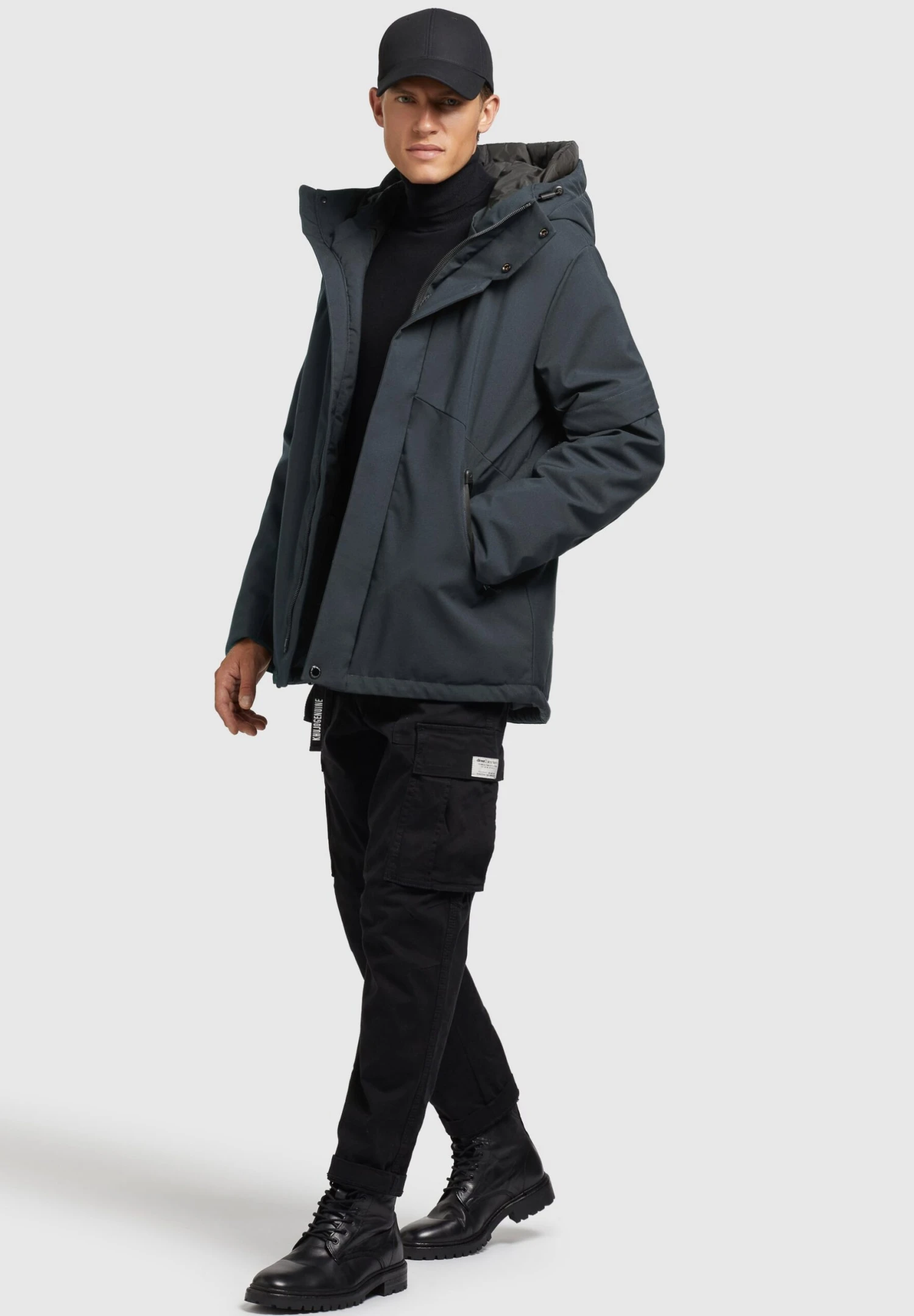 Khujo BorrowGiacca InvernaleDunkelblau Meliert Uomo Giacche KH122T0E4-K11 7 Khujo BorrowGiacca InvernaleDunkelblau Meliert Uomo Giacche KH122T0E4-K11 - immagine 7