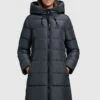 Khujo Jilias 3Cappotto InvernaleGraublau Donna Cappotti KH121U14E-K12