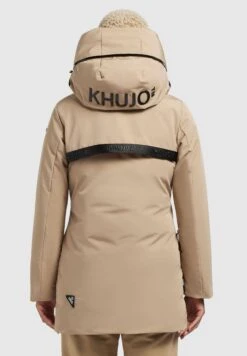 Khujo FranCappotto InvernaleBeige Donna Cappotti KH121U1CY-B11 -Delem 8bfb7ad2cfc442699414a175b3d3be06
