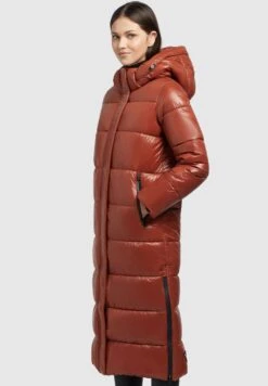 Khujo Saima ShinyCappotto InvernaleRotbraun Donna Cappotti KH121U1C0-G12 -Delem 8d1eff7f669e4ea9ad64289b42dcefd4