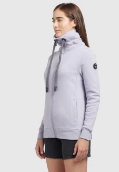 Khujo TostaFelpa Con ZipFlieder Donna Felpe KH121J07B-I11 -Delem 8d5be84698fd4eab901507e66abff0d4