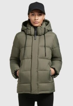 Khujo Evona MattGiacca InvernaleKhaki Grün Donna Giacche E Blazer KH121U164-N11