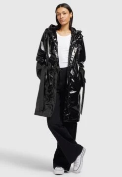 Khujo Alecia - Trench - Schwarz -Delem 8e6a736ac00b45b890b69e5c33a64f09