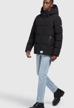 Khujo TurrelGiacca InvernaleSchwarz Uomo Giacche KH122T0FE-Q11 -Delem 8e78dd9ef4644dee8e896ad23e447542