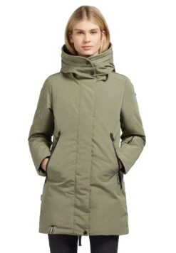 Khujo Viona4Cappotto InvernaleGraugrün Donna Cappotti KH121U1CS-M12 -Delem 8e8335f6449f48b5997595ffd78618ac
