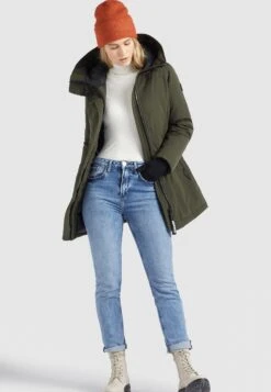 Khujo Kanda - Cappotto Invernale - Dunkeloliv -Delem 8e988b1a661d4f68a3e200876c058d23