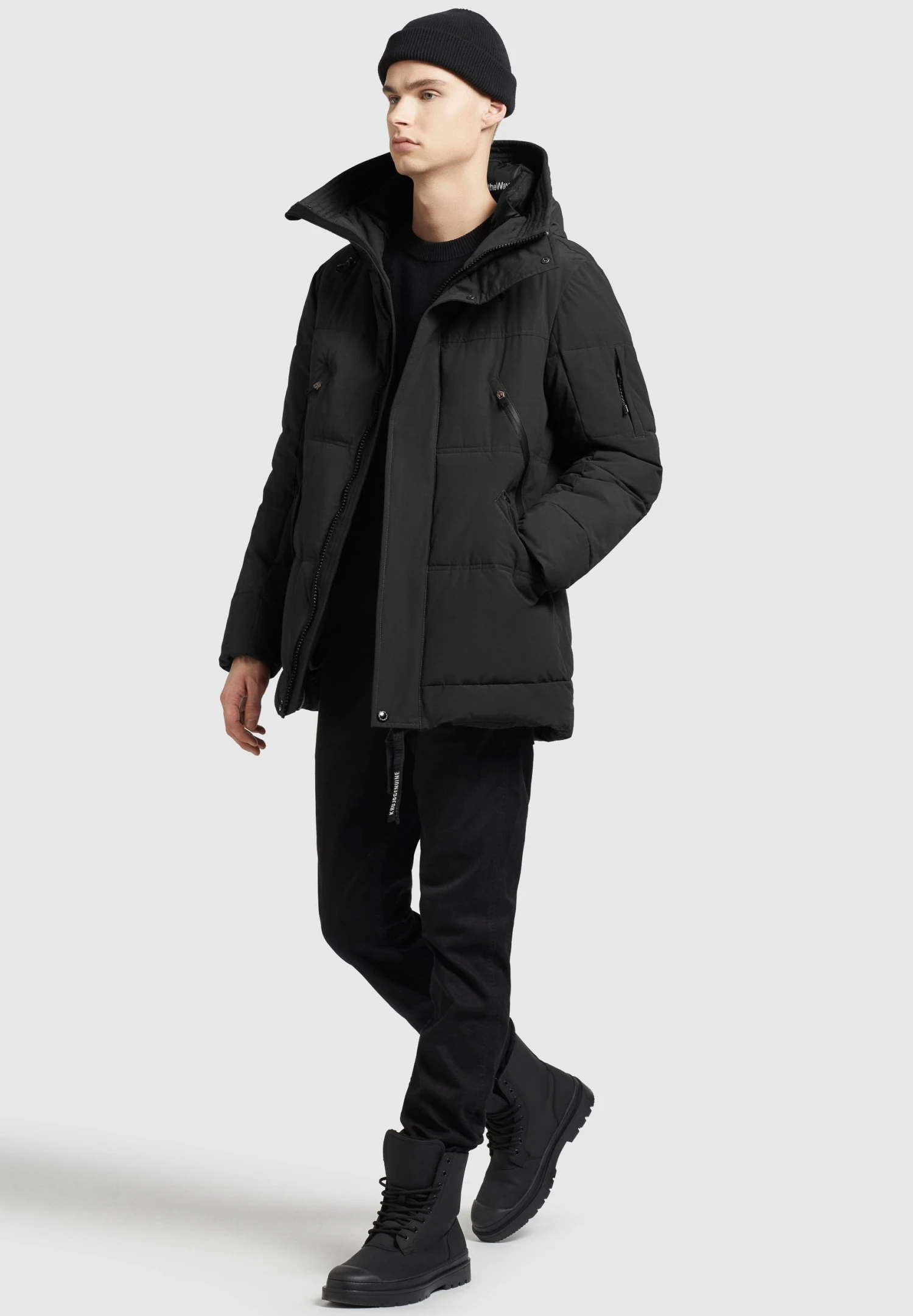 Khujo FankGiacca InvernaleSchwarz Uomo Giacche KH122T0E7-Q11 6 Khujo FankGiacca InvernaleSchwarz Uomo Giacche KH122T0E7-Q11 - immagine 6