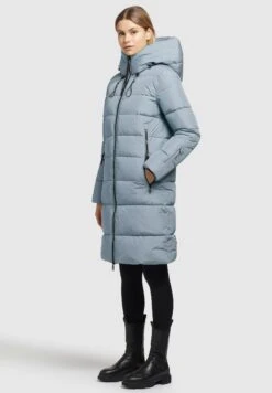 Khujo Jilias 3Cappotto InvernaleHellblau Donna Cappotti KH121U14E-K11 -Delem 8f8426cf9241456e9865706ddcfb2c95