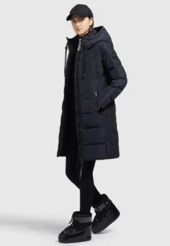Khujo Mugg2Cappotto InvernaleDunkelblau Donna Cappotti KH121U1C8-K11 -Delem 9171e738bafb4fdba1499eb9c1f9fa4e