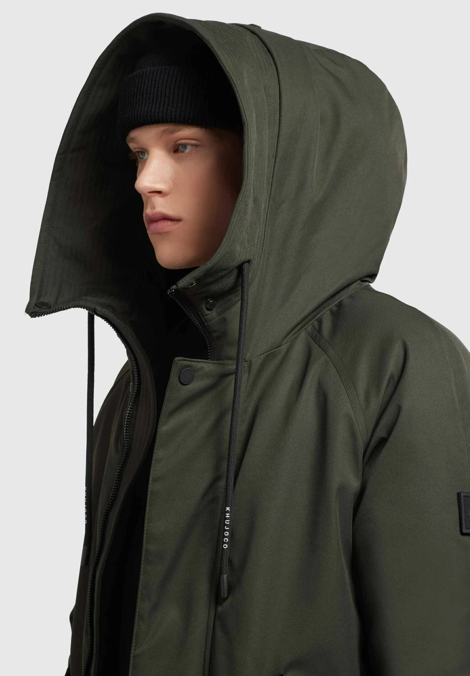 Khujo HantCappotto InvernaleDunkelgrün Uomo Cappotti KH122T0FY-M11 5 Khujo HantCappotto InvernaleDunkelgrün Uomo Cappotti KH122T0FY-M11 - immagine 5