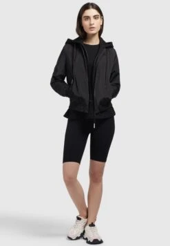 Khujo PerseeGiacca Da Mezza StagioneSchwarz Donna Giacche E Blazer KH121U18Z-Q11 -Delem 92a5fa95583a48fa8d9cd465b209b3c4