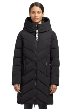 Khujo ForminCappotto InvernaleSchwarz Donna Cappotti KH121U19K-Q11 -Delem 93026f349ee94566a5efc136023c2ca3