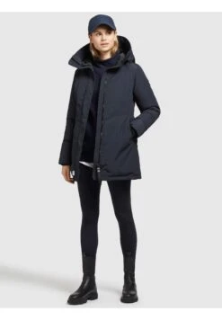Khujo KandaCappotto InvernaleDunkelblau Donna Cappotti KH121U15Z-K11 -Delem 933a859aa4a64fa58450ca2f95a07926