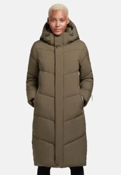 Khujo Torino2Cappotto InvernaleKhaki Grün Donna Cappotti KH121U14V-N11 -Delem 942319cdcdae4220880d2ae2cbac1cc4