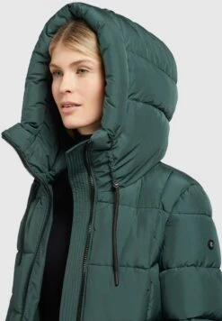 Khujo DeriaCappotto InvernaleBlaugrün Donna Cappotti KH121U1CI-L11 -Delem 950db4c0ca104facb3b4852ba4fa9e74