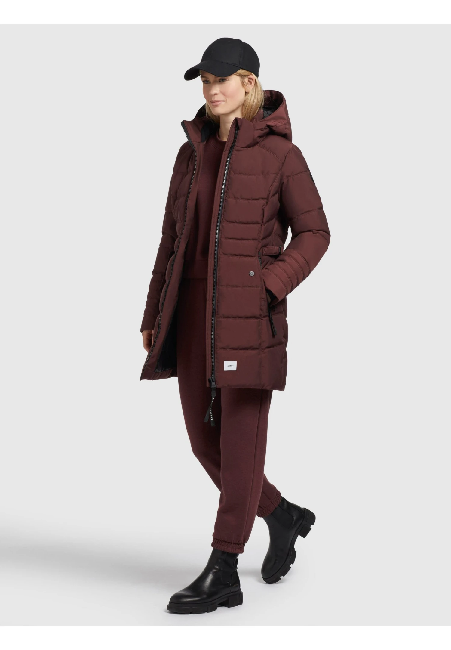 Khujo Amaray4Cappotto InvernaleWeinrot Donna Cappotti KH121U1C3-G11 2 Khujo Amaray4Cappotto InvernaleWeinrot Donna Cappotti KH121U1C3-G11 - immagine 2