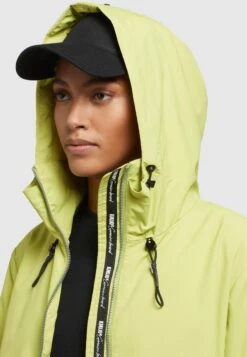 Khujo Ariana - Parka - Giftgrün -Delem 96fc39b7a5e648f4a50cb718d457c8d1