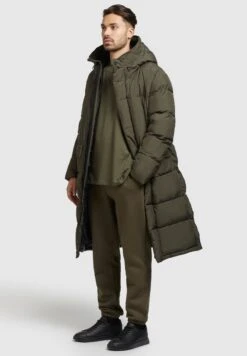Khujo PatoCappotto InvernaleOlivgrün Uomo Cappotti KH122T0DZ-N11 -Delem 970f950bec16446eb9a030cd28e5cca8