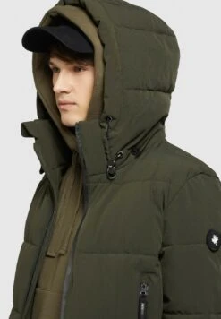 Khujo TurrelGiacca InvernaleDunkelgrün Uomo Giacche KH122T0DW-M11 -Delem 97c9369afa114e47be64a999c95e92d6