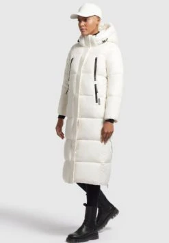 Khujo Lucia ShinyCappotto InvernaleNaturweiß Donna Cappotti KH121U1AH-A11 -Delem 989724b088b0450f9b38f46adc21dd04