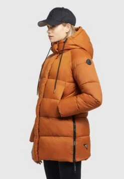 Khujo FraneeCappotto InvernaleOrangebraun Donna Cappotti KH121U16A-H11 -Delem 98a791546baf41b882399e672d6a3409