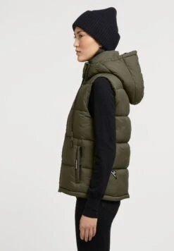 Khujo Eden MattSmanicatoKhaki Grün Donna Giacche E Blazer KH121G0DP-N11 -Delem 990bd22308024aba803803c61b0717d2