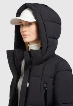 Khujo Lucia MattCappotto InvernaleSchwarz Donna Cappotti KH121U19V-Q11 -Delem 99fe4bf9e1ca488c92dc6f3b93fddead