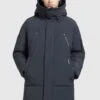 Khujo CloydCappotto InvernaleGraublau Uomo Cappotti KH122T0DN-K11