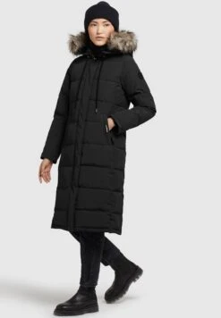 Khujo LollCappotto InvernaleSchwarz Donna Cappotti KH121U163-Q11 -Delem 9cb4093b29ca41aa83e630841993379a
