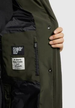 Khujo NamitaCappotto InvernaleDunkelgrün Donna Cappotti KH121U14Z-M11 -Delem 9ff10b111b82489197b608efa116498e