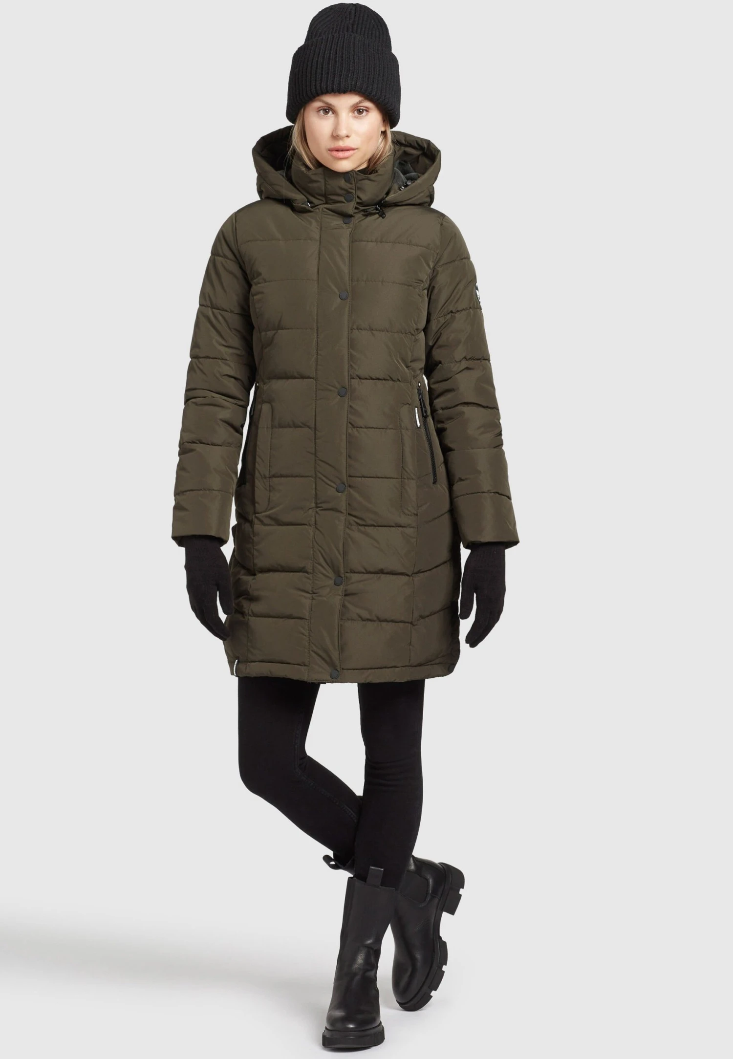 Khujo Delinas2Cappotto InvernaleDunkeloliv Donna Cappotti KH121U118-N11 2 Khujo Delinas2Cappotto InvernaleDunkeloliv Donna Cappotti KH121U118-N11 - immagine 2