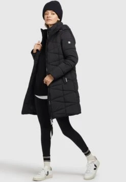 Khujo Fitt LightCappotto InvernaleSchwarz Donna Cappotti KH121U144-Q12 -Delem a07fed59f2f6456d93f8adb60b23f934