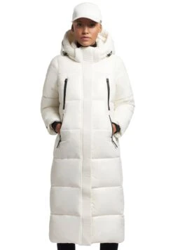 Khujo Lucia ShinyCappotto InvernaleNaturweiß Donna Cappotti KH121U1AH-A11 -Delem a1792eb97fee4f728de28c758fff8545