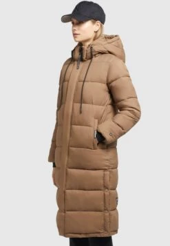 Khujo Julina MattCappotto InvernaleOcker Donna Cappotti KH121U14M-E11 -Delem a2ab726743fd4ce381e31291ddf9c250