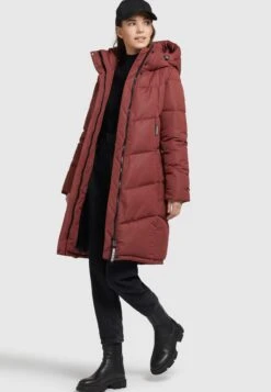 Khujo LimettaCappotto InvernaleRostrot Donna Cappotti KH121U14W-G11 -Delem a4562b8826ae47e9929cb49ee80fdd69