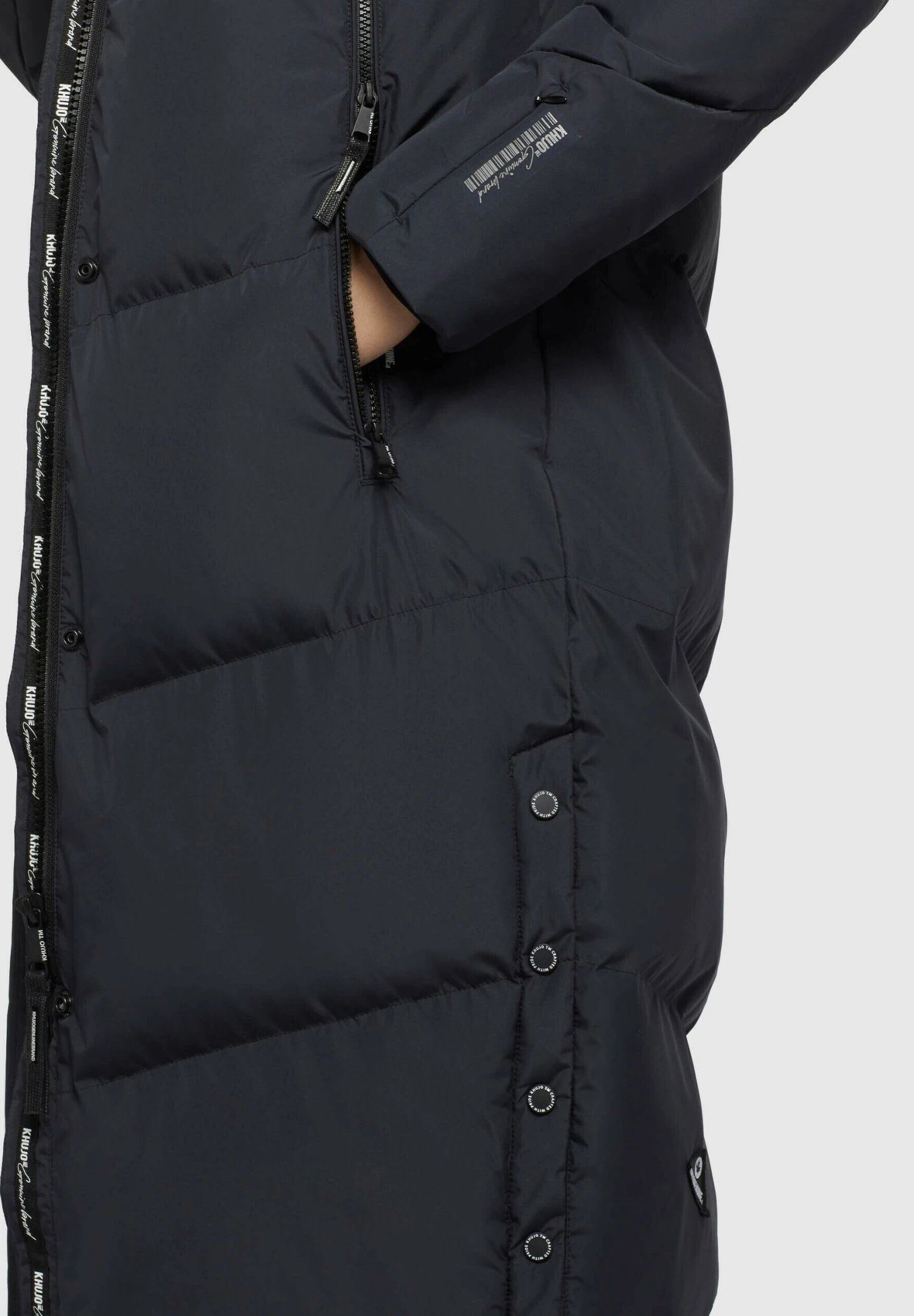 Khujo Sonje 4Cappotto InvernaleGraublau Donna Cappotti KH121U149-K11 5 Khujo Sonje 4Cappotto InvernaleGraublau Donna Cappotti KH121U149-K11 - immagine 5