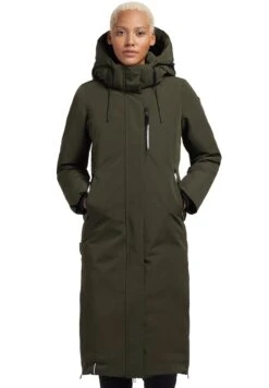 Khujo LofiCappotto InvernaleDunkelgrün Donna Cappotti KH121U1CX-M11 -Delem a58d7ec17b634fb089dd60d38514e1e6