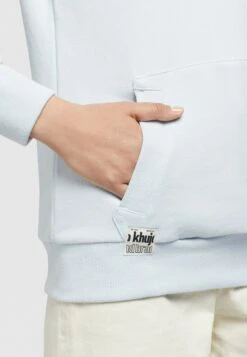 Khujo RhabeaFelpa Con CappuccioHellblau Donna Felpe KH121J077-K11 -Delem a5b527c6faee4835a0e38e207e5b07e5