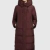 Khujo SoulaniCappotto InvernaleWeinrot Donna Cappotti KH121U1BK-G11
